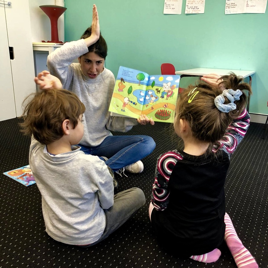 Children with autism learning social skills in the ESDM in Sydney clinic