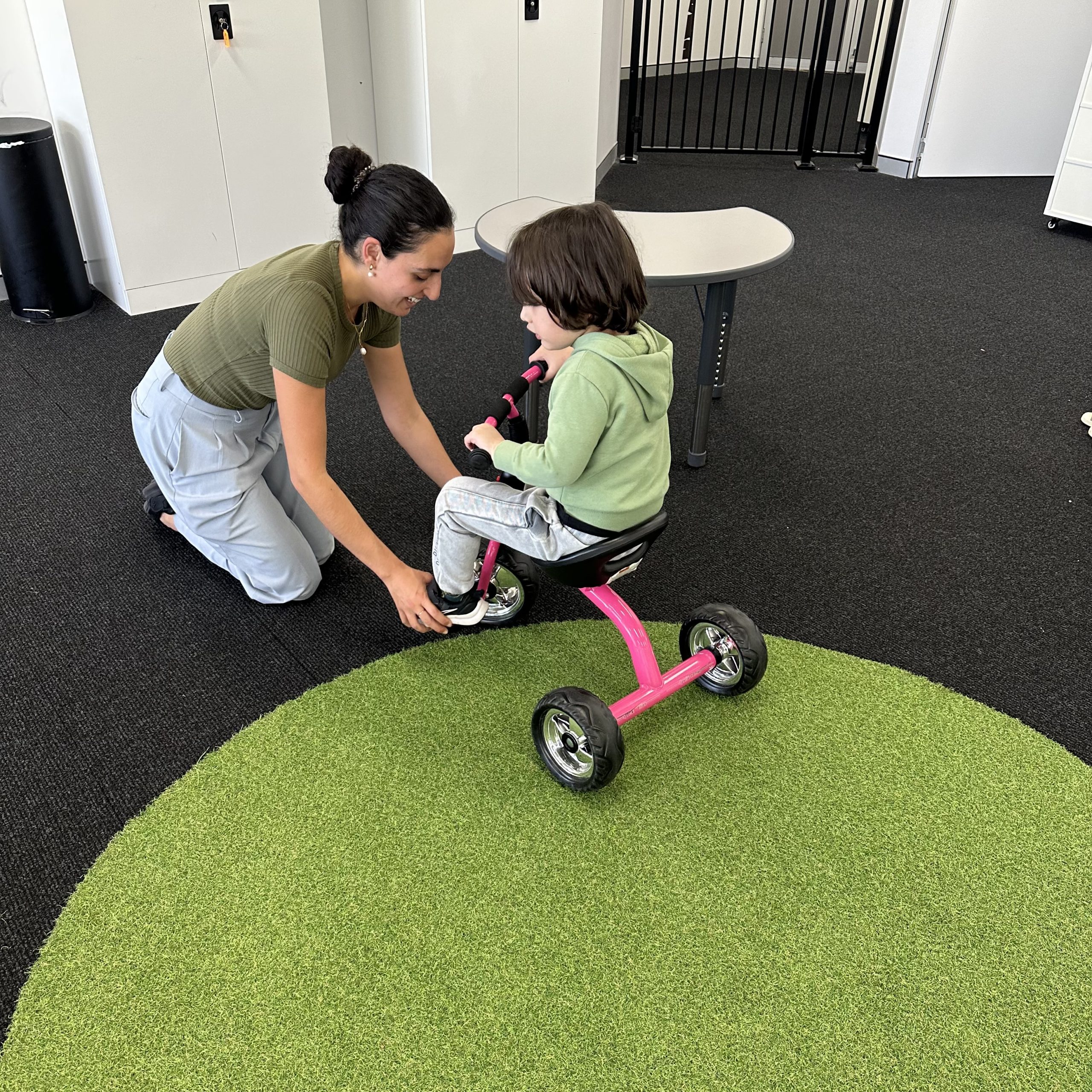 Learn to ride a bike in Occupational Therapy session in Bondi Junction and Mascot