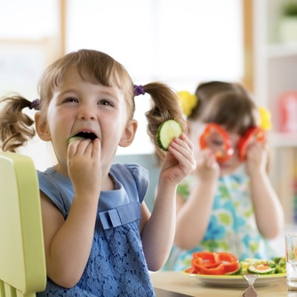 Children transition from breast or bottle to solids in our Sydney feeding clinics